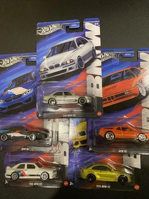 Hot Wheels Silver Series  BMW Walmart Exclusive  Lot Of 5 (2025) - Image 1 of 2