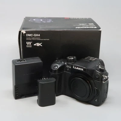 Cámara Panasonic Lumix GH4 16MP Profesional 4K Sin Espejo Solo Cuerpo - 6K Clics Foto 1 de 4