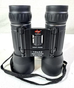 Perrini 16x42 Binoculars Night Prism 262ft/1000yds 87m/1000m - Picture 1 of 6