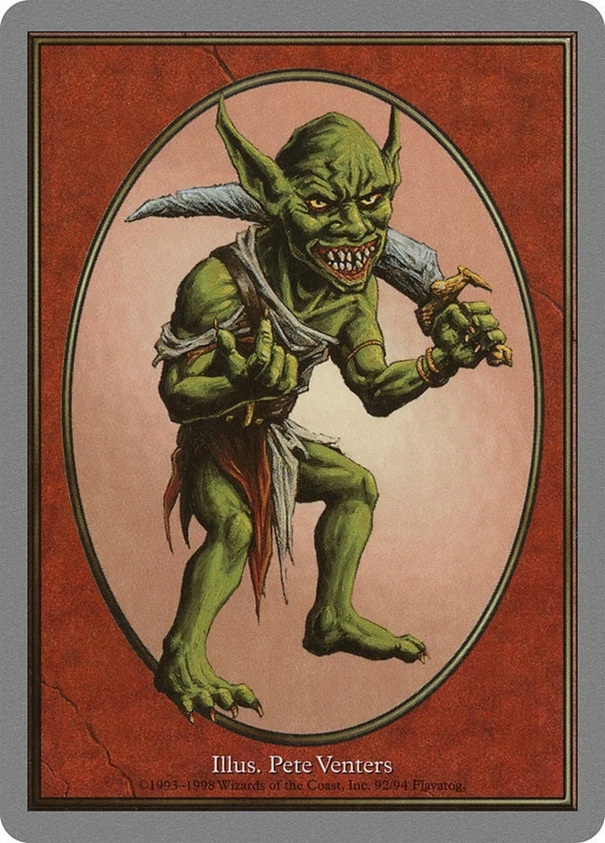 Goblin Token Unglued Magic The Gathering MTG Card - Image 1 of 1