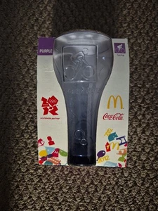 McDonalds Coca Cola Purple Cycling glass 2012 London Olympics series Brand New - Picture 1 of 4