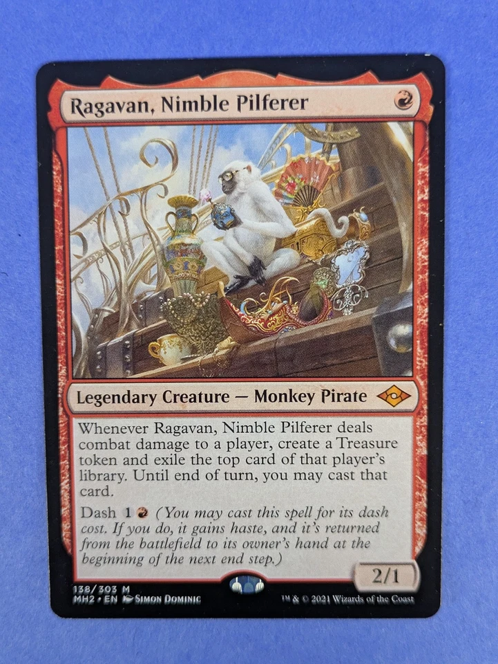 MTG: Modern Horizons 2: Ragavan, Nimble Pilferer #138/303 Mythic - LP - Image 1 of 2