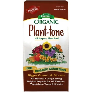 Organic Plant-Tone 5-3-3 Natural & Organic All Purpose Plant Food; 4 lb. Bag;... - Picture 1 of 7