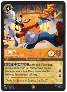 Lorcana - Goofy - Groundbreaking Chef - 4/204 - LEGENDARY - Reign of Jafar - Min - Picture 1 of 2