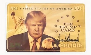 🇺🇸 Trump 5 Millionen Gold Karte (1 Stück) 4x6 MAGA **Patriotisch** 🇺🇸 - Bild 1 von 4