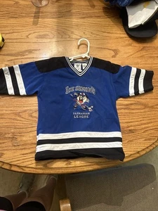 Ice Demons Tasmanian League Warner Bros Studio Kids Size S quarter Sleeve - Picture 1 of 4