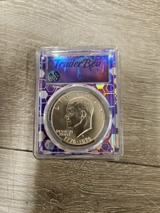 1976 S Silber Business Strike Bicentennial Ike Eisenhower Dollar PCGS MS67 - Bild 1 von 2