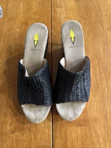 Sandalias informales sin cordones Volatile Ravine para mujer negras talla 10 - Imagen 1 de 9