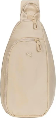 Mochila feminina PUMA Myriad Sling, granola, pequena, nova com etiquetas - Imagem 1 de 4