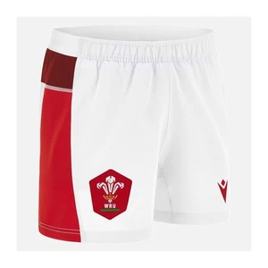 RUGBY WALES - MATCH SHORTS HOME - MACRON - Season 2023/24 - Picture 1 of 3