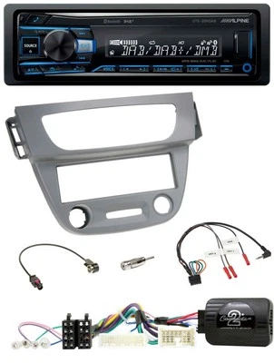 Alpine USB Bluetooth DAB Lenkrad Autoradio für Renault Megane 3 2012-2014 grau - Bild 1 von 4