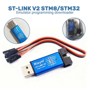 Herramienta de descarga ST-LINK V2 - STM8/STM32 MCU programador, emulador y depurador - Imagen 1 de 8