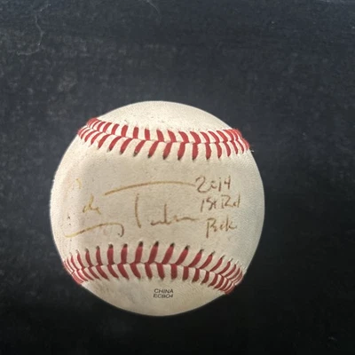 Cole Tucker SIGNED Eastern League Baseball + Draft Inscription.  Vanessa Hudgens - Image 1 of 3