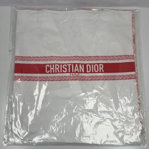 Raro Bolso de Mano Christian Dior Auténtico VIP Blanco Y Melocotón Novedad Bolso Nuevo con Etiquetas - Imagen 1 de 2