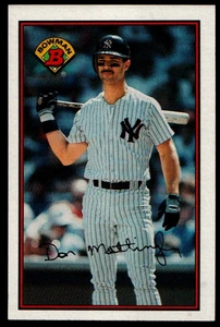 1989 Bowman Don Mattingly #176 New York Yankees Vintage Baseballkarte - Bild 1 von 2