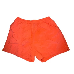 Vintage GAP Womens Medium Nylon Water/Athletic Shorts Bright Orange & Yellow - Picture 1 of 15