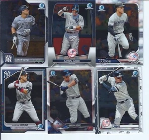 Aaron JudgecBowman Chrome Lot X 6 Different - Picture 1 of 1