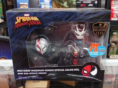 Marvel Spider-Man Maximum Venom Mini Egg Attack MEA-018SP SDCC 2020 PX Exclusivo Foto 1 de 4