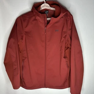 Chaqueta con Capucha Under Armour PARA HOMBRES XL Storm ColdGear Escudo Infrarrojo Borgoña - Imagen 1 de 6