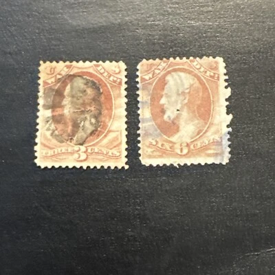 US Stamp SCOTT # O116-O117…USED WAR DEPT. OFFICIAL Used Ng - Image 1 of 2