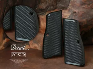 Browning Hi-Power acrilico nero compatibile (DESIGN PERSONALIZZATO) - Foto 1 di 1