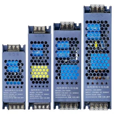 240V to 12/24V Regulated Switch Power Supply LED DC Driver Switching Transformer - Image 1 of 4