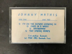 Vtg Johnny Mathis Once in a While Promo Cassette - Picture 1 of 4