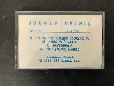 Vtg Johnny Mathis Once in a While Promo Cassette - Image 1 of 4