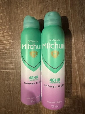2x Mitchum Mujeres Ducha Fresco Antitranspirante y Desodorante Spray Nuevo 5 OZ Foto 1 de 2