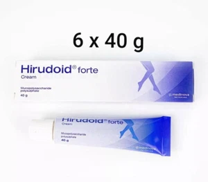 6X40g Hirudoid Forte Cream Varicose Bruises Scars Sprains Veins exp. Nov 2027 - Picture 1 of 8