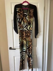 Animal Print Jumpsuit - Size 8 (would fit 10) - good condition - Picture 1 of 8
