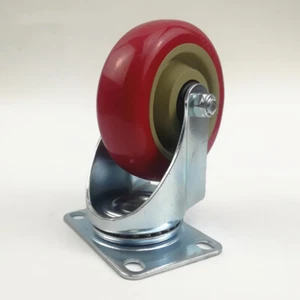 2 PCS Swivel Casters Industrial Small Wheels for Furniture Heavy Duty - Picture 1 of 12