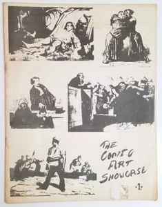 COMIC ART SHOWCASE #1 1970 Comic Fanzine Sexton Blake & Black Vulture Landgraf - Picture 1 of 12
