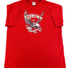 Men's T-shirt Red Size XL Eagle The United States Of America Graphic Patriotic