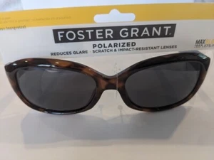 Foster Grant Women's Brown Tortoise Polarized LP 1804 Sunglasses,100% UVA/UVB - Picture 1 of 8