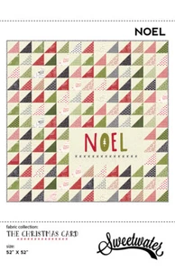 Quilt Pattern NOEL Moda SWEETWATER Layer Cake Friendly CHRISTMAS CARD - Picture 1 of 6