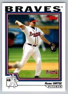 2004 Topps # 126 - Russ Ortiz - Atlanta Braves - Picture 1 of 2