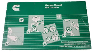 Cummins ISB CM2150 Owners Manual Owner’s 4021601 (Nov. 13, 2007) - Picture 1 of 3