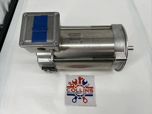 Leeson Washguard 109079.00 Stainless Steel 1/3 HP Washdown Duty Motor C4D17VC6A - Picture 1 of 19