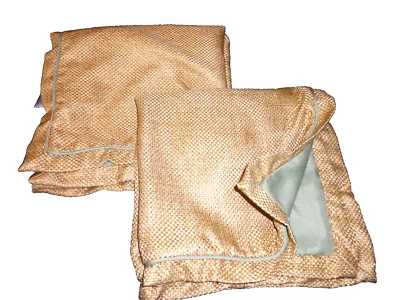 CROSCILL NORMANDÍA YUTE PAJA Y VERDE TOSCANA (2 PIEZAS) EURO ALMOHADAS FUNDAS 26 X 26 Foto 1 de 4