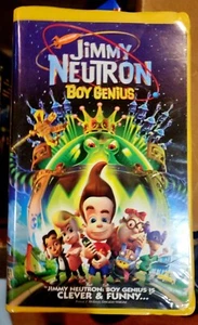 Jimmy Neutron Boy Genius (VHS 2002 ClamShell) Nickelodeon - Picture 1 of 2