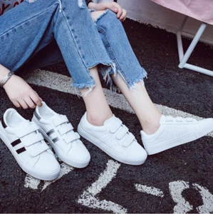 Mujeres Tenis Cuero Zapatos Tendencia Informales Planos Tenis Mujer Nuevo Moda Cómodo - Imagen 1 de 7