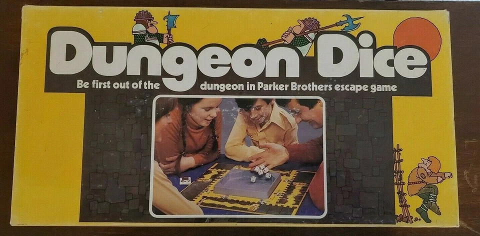 DUNGEON DICE Vintage 1977 Parker Brothers Board Game Complete. - Image 1 of 1
