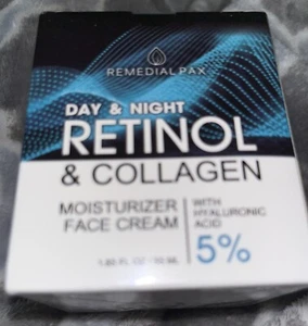 Face Moisturizer Retinol Cream, anti Aging Neck Firming Cream, Collagen Day & Ni - Picture 1 of 4