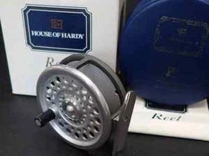 Carrete de mosca Hardy Marquis #4 con caja, estuche envío gratuito - Imagen 1 de 5