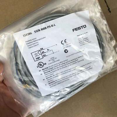 Festo SIEN-M8B-PS-K-L Proximity Sensor Switch One New SIENM8BPSKL Free Shipping - Image 1 of 2