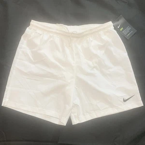 Pantalones Cortos de Correr Nike Dri-Fit para Mujer Medianos Ligeros 6” Entrepierna Cordón Blanco - Imagen 1 de 11