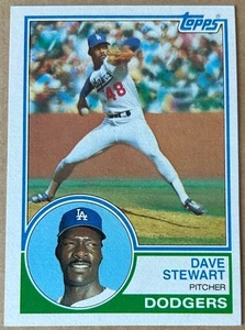 Dave Stewart 1983 Topps Karte #532 NM-MT Zustand - Bild 1 von 2