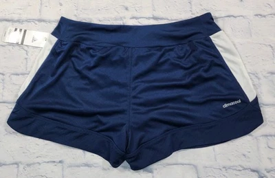 Adidas MUJER TALLA M Azul Marino Blanco Climacool Pull On Ultimate Pantalones Cortos para Correr AT5314 Foto 1 de 4