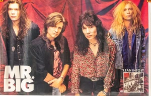 Vintage Mr. Big Promotional Poster - Lean Into It - Picture 1 of 6